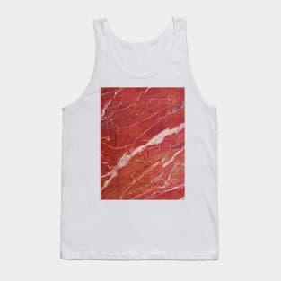 Red marble stone Tank Top